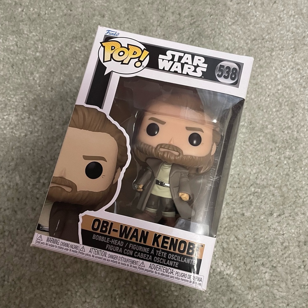 Star Wars Funko Pop #538: Obi-Wan Kenobi (NIB)